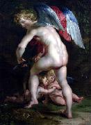 Peter Paul Rubens Cupid (Eros) Carves the Bow oil painting on canvas